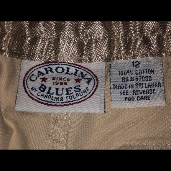 - Womens Cream Pants. Carolina Blues. 12. Breast Cancer Fundraiser - Picture 5 of 8